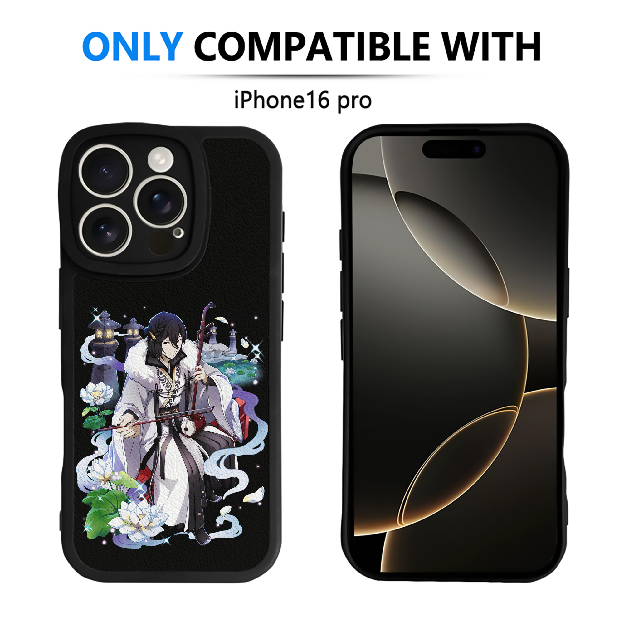 （画像用） 文豪ストレイドッグス Bungo Stray Dogs 【iPhone 16シリーズ対応】シリコンスマホケース（レザー調） 材質：シリコン